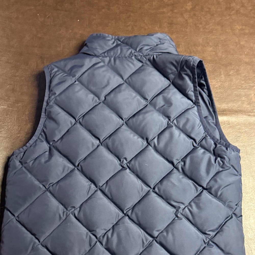 Jcrew Navy Quilted Puffer Vest